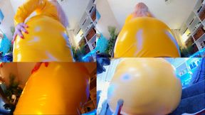 YELLOW VINYL ARSE WORSHIP VOICE ASMR