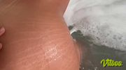 Romantic afternoon in the hot tub with my girlfriend's big ass