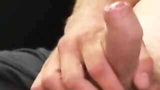 Amateur Guy Jerks Off While Giving An Exclusive Interview - Hairy Dick