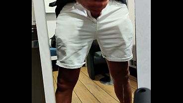 Paja frente al espejo   Jerk off in front of the mirror