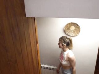 Grand-daddy with BIGGEST COCK destroys this poor blond teen's mouth - Keilabassi77 & Elnonohub