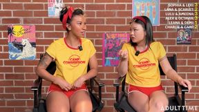 80's Trivia with the Cast of 'escape From Camp Conversion: a Girlcore Trilogy'  Adult Time