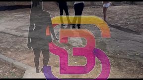 mais um dia eu sendo puta de corno no gloryhole - gozei no pau deles e o corno so gravando