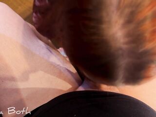 Anal aperitif - Redhead girlfriend desires booty drilled after work - Part 1