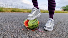 Buffalo Sneakers Meet Juicy Street Melon
