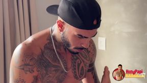Azael Maluma Fucks Uncut Tatted Twink Huge Cumshot Anal Blowjob Sucking Cock