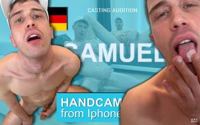 Samuel at German Casting Audition by Gayheim Handcam