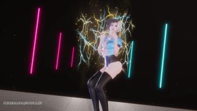 [mmd] Babymonster - Sheesh Luna Snow Sexy Striptease Uncensored Hentai