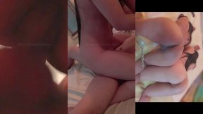 mi novio me hace cornuda y se coje a mi amiga mientras me masturbo y grabo