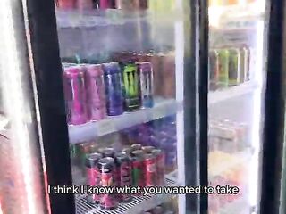 I became an rock angel's boyfriend for a day and drilled her for a can of energy swallow.
