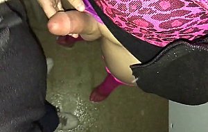 Older Admirer in Adult Bookstore fun! Gloryhole ABS booth