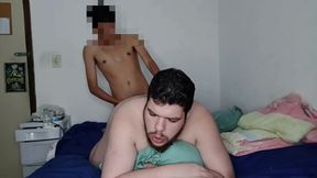 Hairy Young 18+ Man Relieves Stress Twice in Intense Anal Session with Voluptuous Buddy
