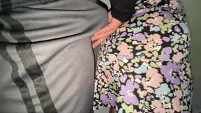 You Can See It When She Strokes the Stranger's Penis