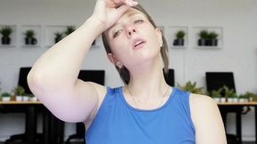 Sick woman Cough obsession