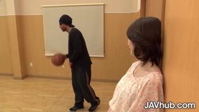 Aya Kisaki&#039;s Steamy Bedroom Fuck With a Basketball Player
