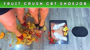 Goddess Amber & Miss Lucy - Trampling Your Cum Into Our Fruit Smoothie (237) - Sky Cam - Cock Balls Food Trample Crush CBT Heels Shoejob Shoe Crush Fetish