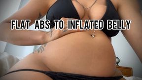 Flat Abs to Inflated Belly