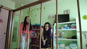 2 abdl caregivers watch you messing diaper in crib caroline pierce