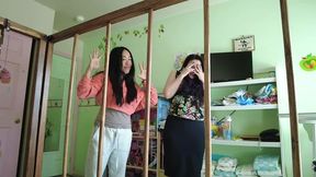 2 abdl caregivers watch you messing diaper in crib caroline pierce