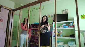 2 abdl caregivers watch you messing diaper in crib caroline pierce