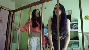 2 abdl caregivers watch you messing diaper in crib caroline pierce