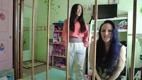 2 abdl caregivers watch you messing diaper in crib caroline pierce