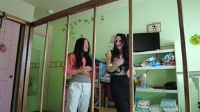 2 abdl caregivers watch you messing diaper in crib caroline pierce
