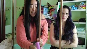 2 abdl caregivers watch you messing diaper in crib caroline pierce