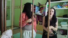 2 abdl caregivers watch you messing diaper in crib caroline pierce