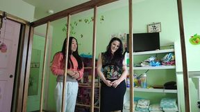 2 abdl caregivers watch you messing diaper in crib caroline pierce