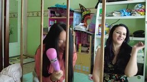 2 abdl caregivers watch you messing diaper in crib caroline pierce