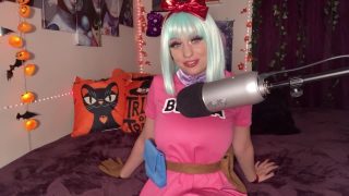 Nghiệp dư Big Boobs Bulma Cosplay Solo Slut Fucking Her Holes