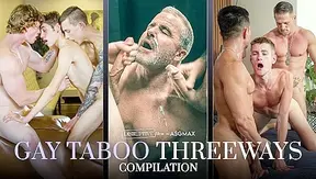 Savage Taboo Gay Anal Threesomes Compilation Pounding Hard