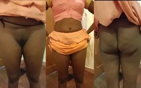 Desi Indian Tamil Hotwife&#039;s Big Ass &amp; Pussy Teased in Saree - Cuck Films!
