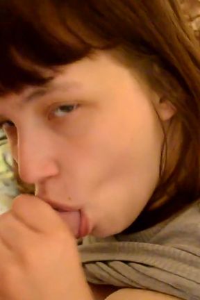 My girlfriend's girlfriend doing me blowjob. Cool