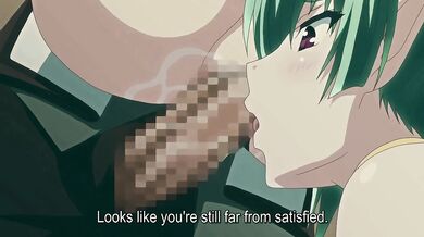 Horny Green Haired Bitch Likes To Make A Paizuri With Her Tits