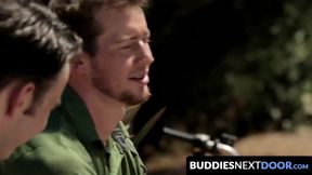 BuddiesNextDoor.com - Mark buries his hungry virgin cock deep into Graham's hot eager