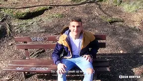 Czech Hunter Pounds Thick Booty Brunette's Tight Bum