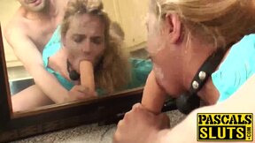 Slutty blonde wifey Ivey Passion nailed hard in the kitchen