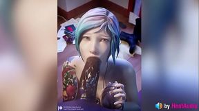 Chloe sucks BBC (ASMR, no voice) life is strange