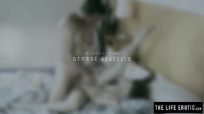 ”Stunning Emily J masturbates while watching porn”