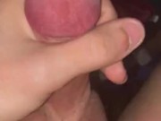 Playing with my big dick and big balls and emptying them with a huge cumshot