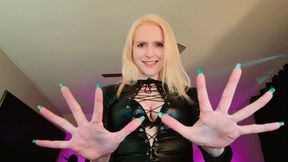 Hand Fetish - Stretching Fingers Widest Yet