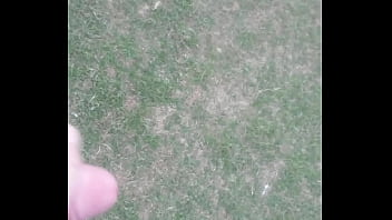 public outdoor jerk and cum on golf course