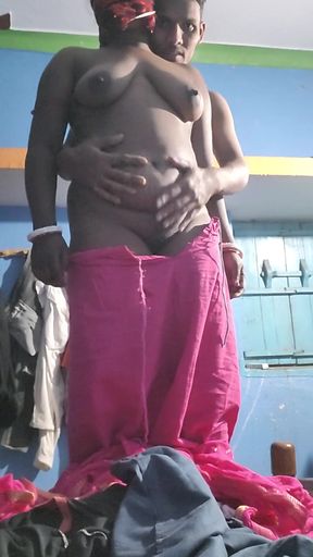 Captivating moment from &quot;Bhabhi was fucked after applying oil in the village&quot;