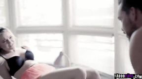 Chloe Foster munching on Kyle Masons humongous dick deep throat! porn