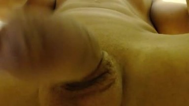 Hunky Guy Shows Uncut Pole and Hole Close Up