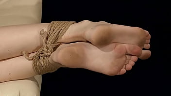 BDSM play &mdash;  rope bondage &mdash;  and suffering  Part 3  This is &mdash;  what this little beautiful slut deserves &mdash;  sufferings &mdash;  and big fat dick in her cunt