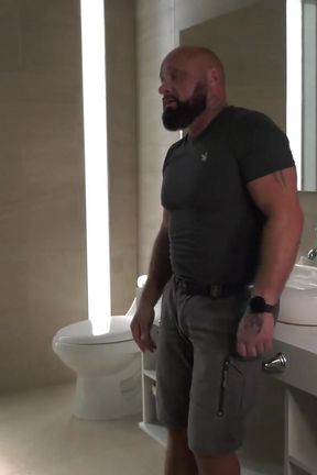 Horny girl sucks lovers cock then gets fucked to a cumshot in the bathroom