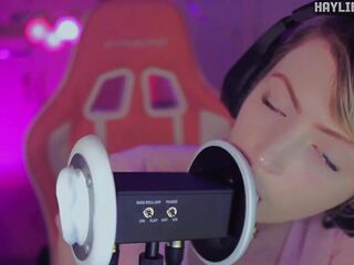 ASMR Ear Licking Tingles + Throat Sounds